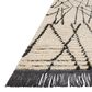 Chris Loves Julia x Loloi Alice ALI-01 2"7" x 4" Cream and Charcoal Area Rug, , large