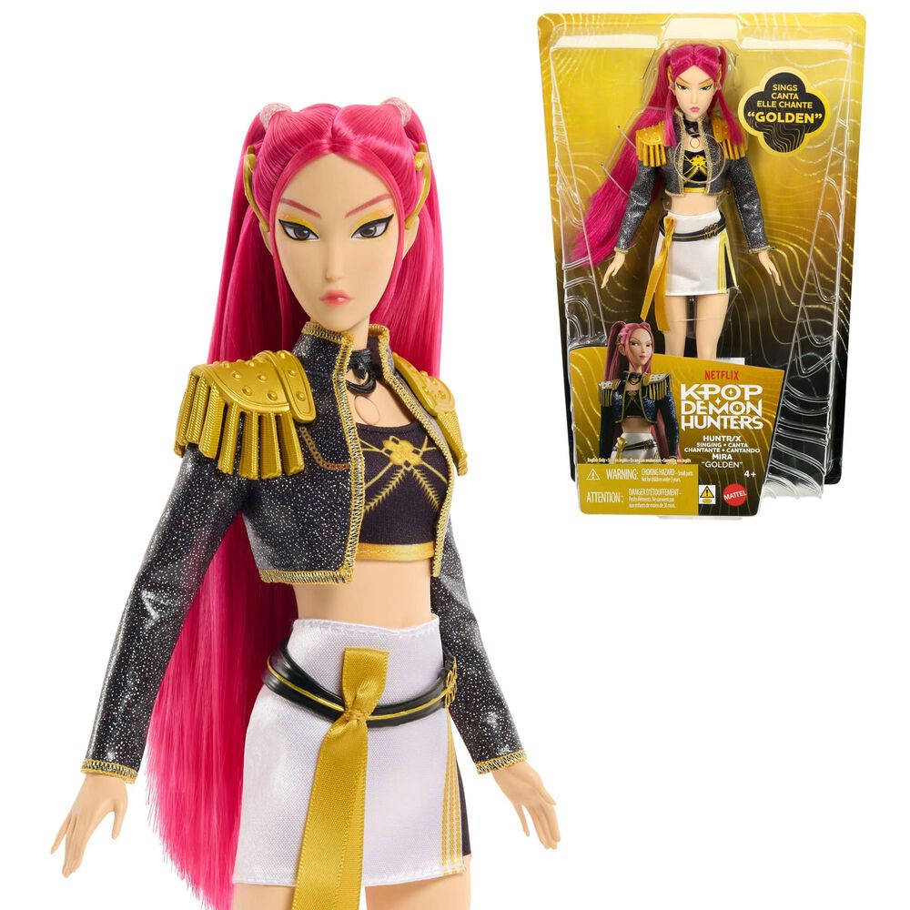 Kpop Demon Hunter Mira "Golden" Singing Fashion Doll, , large