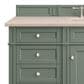 James Martin Vanities Brittany 30" Single Bathroom Vanity in Smokey Celadon with 3 cm Eternal Marfil Quartz Top and Rectangular Sink, , large