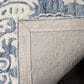 Safavieh Micro-Loop MLP512M 2"3" x 7" Blue and Ivory Runner, , large