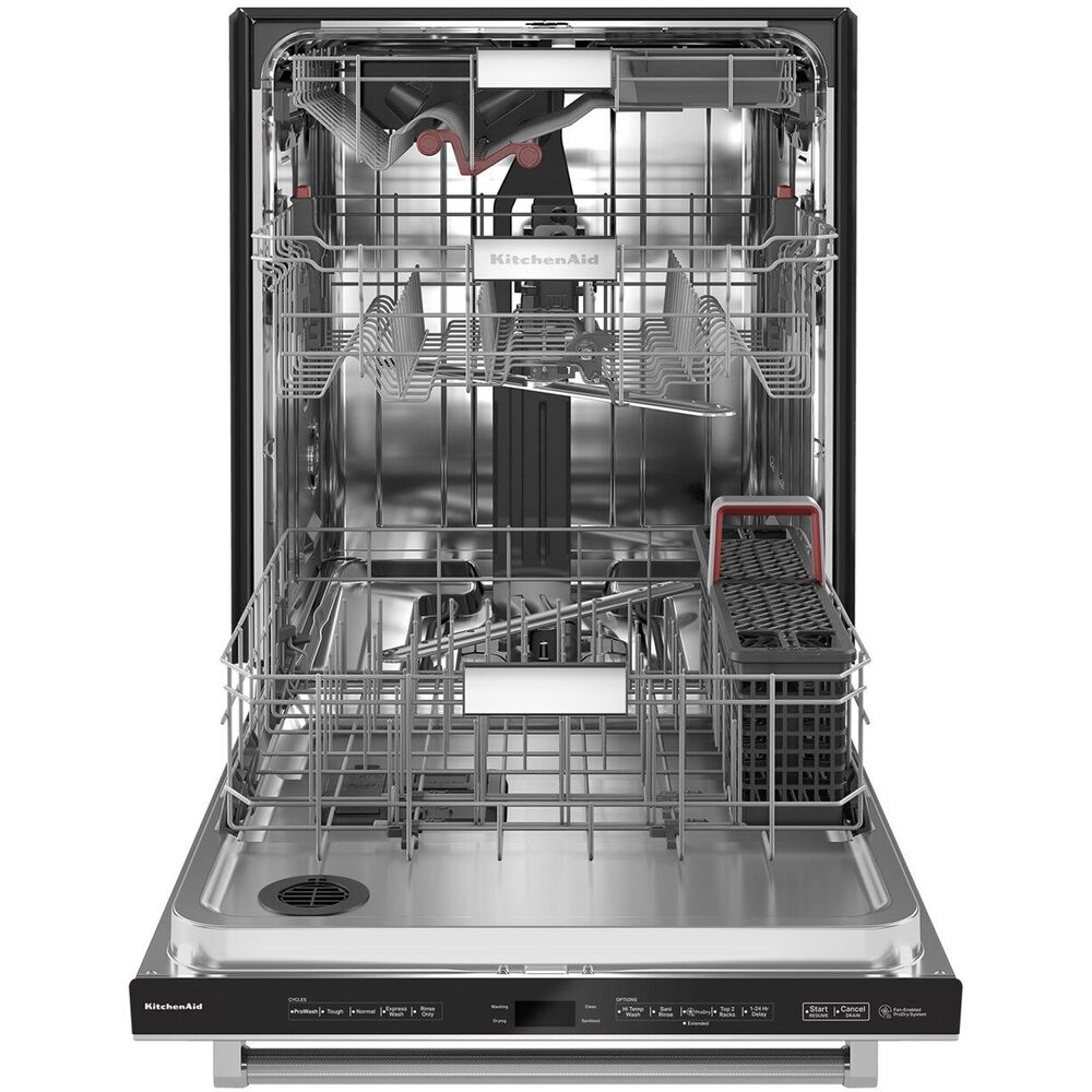 KitchenAid 44 dBA Built-In Bar Handle Dishwasher with FreeFlex 3rd Rack and Top Control in PrintShield Stainless Steel, , large