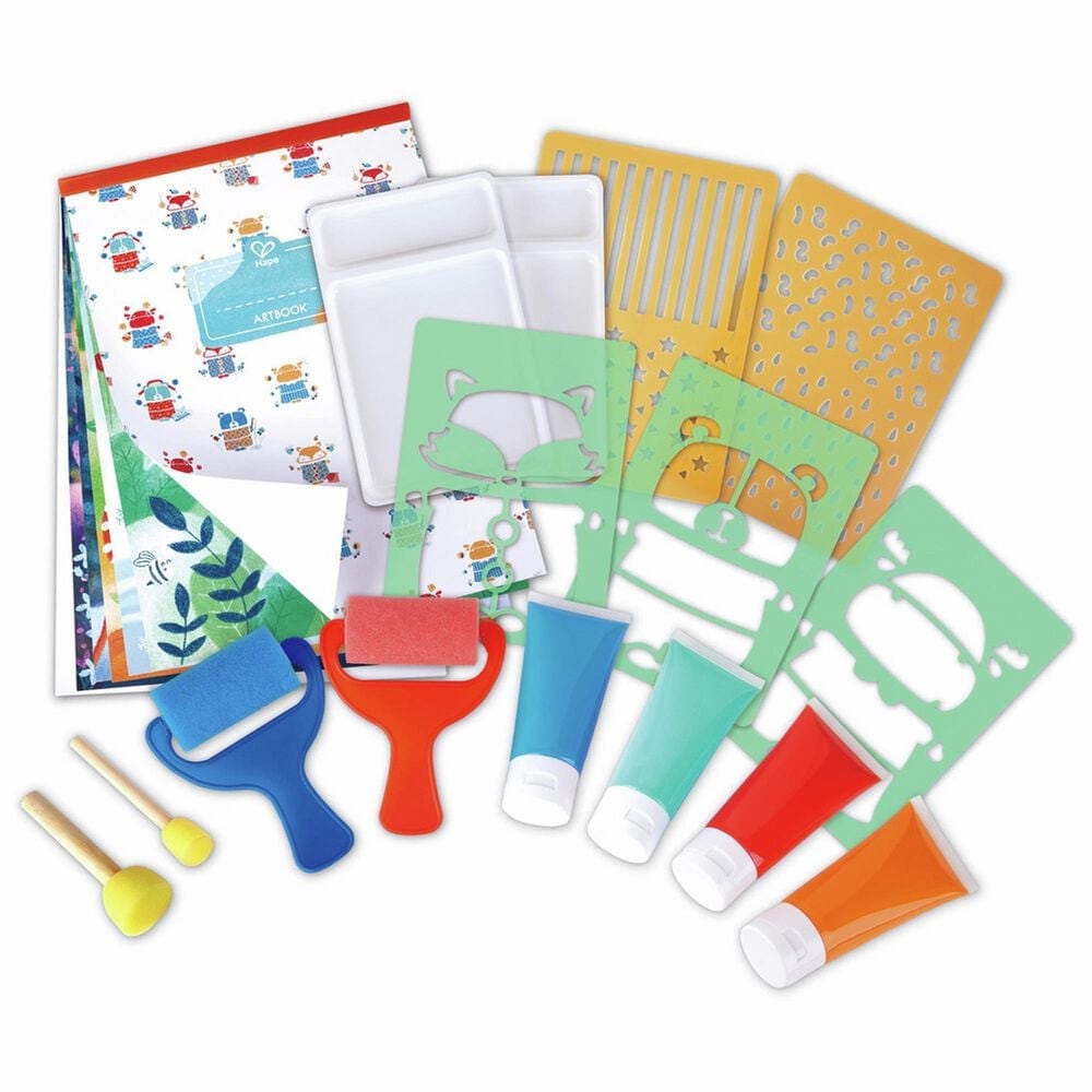 Hape Toys Sponge Painting Fun in Multicolor, , large