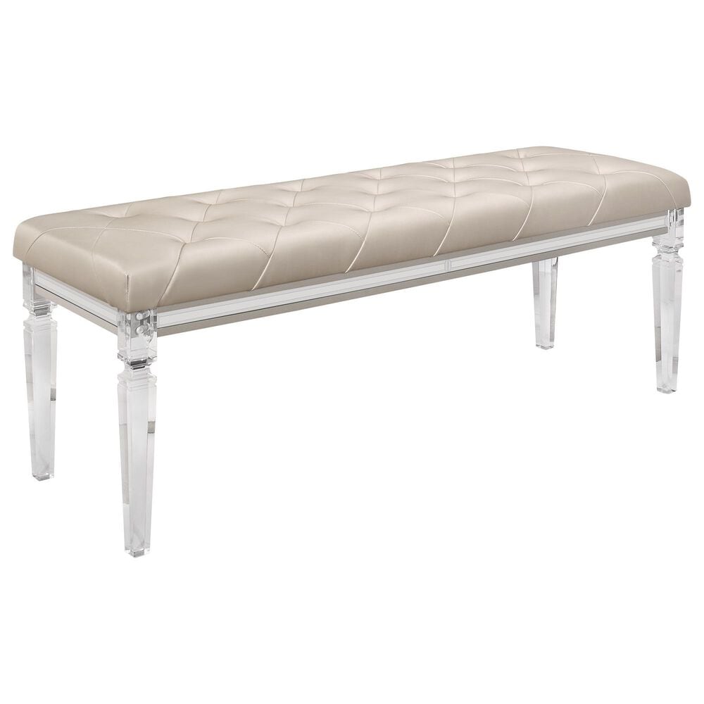 Global Furniture USA Paris Bench in Champagne, , large