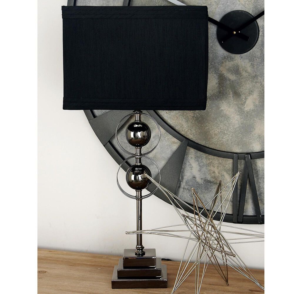 Maple and Jade Table Lamp in Shiny Black &#40;Set of 2&#41;, , large