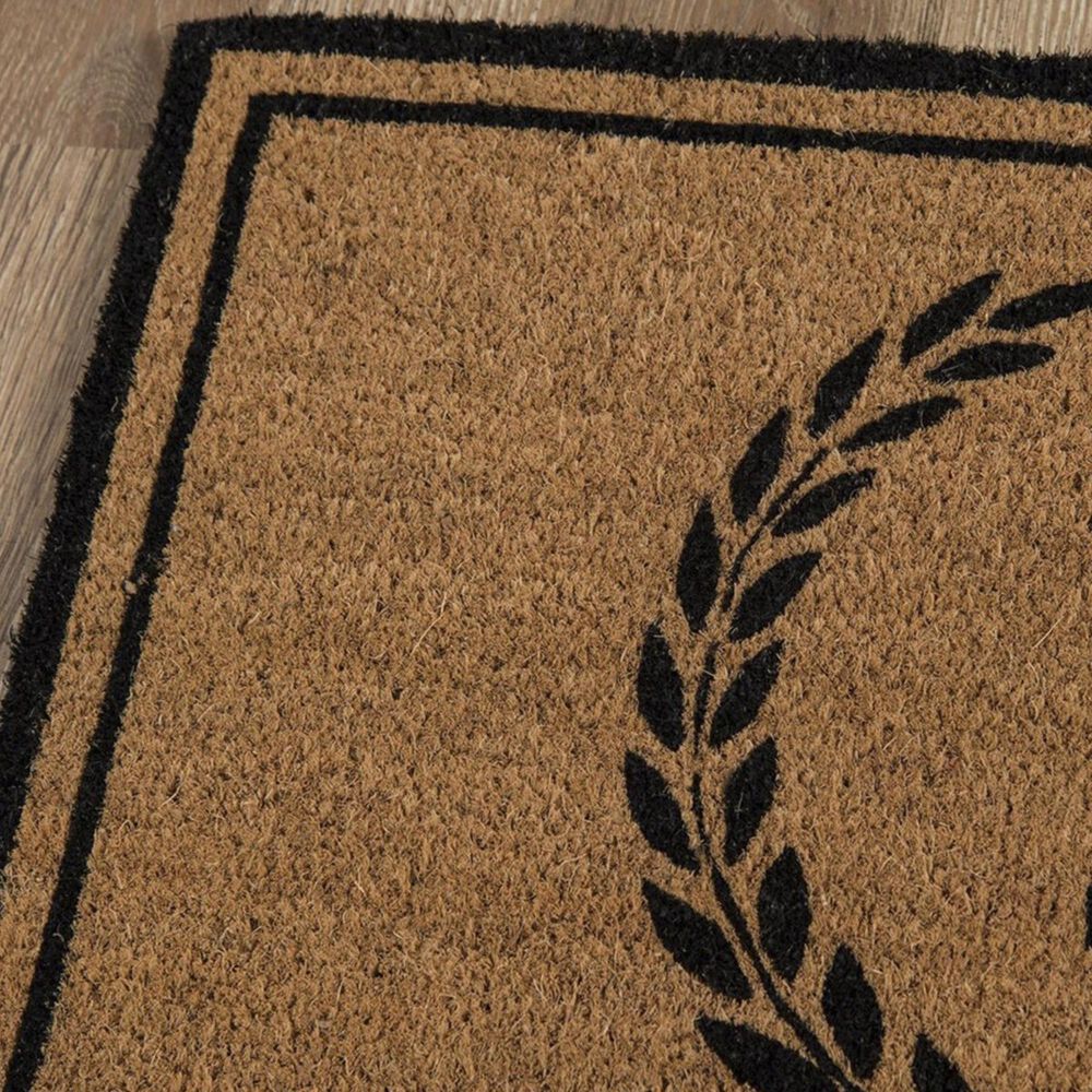 Momeni Erin Gates Park PAR-1 1&#39;6&quot; x 2&#39;6&quot; Black Door Mat, , large