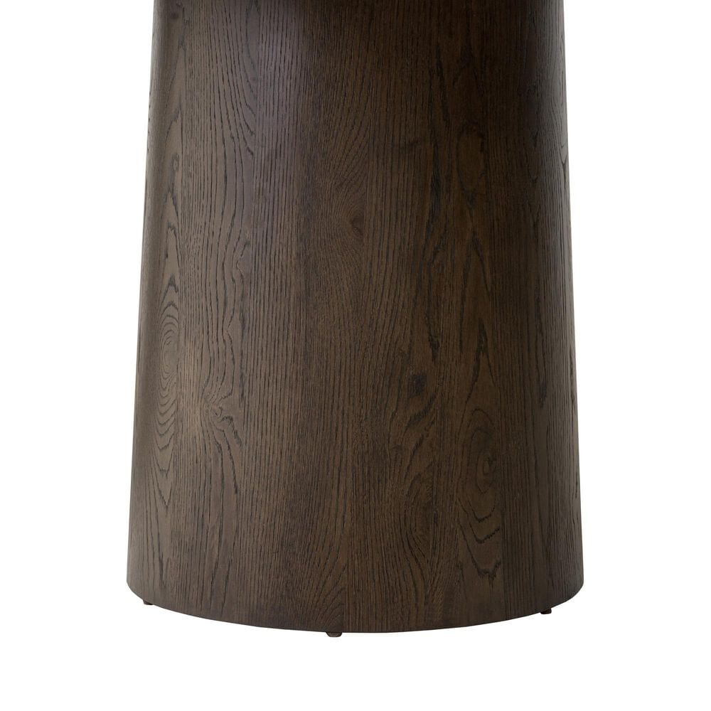 Four Hands Valen Dining Table in Rustic Brown Oak Veneer - Table Only, , large