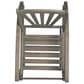 Hearth and Haven Sunview Outdoor Rocking Chair with Retractable Footrest in Grey, , large