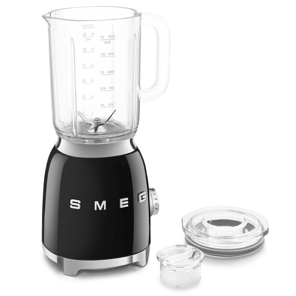 Smeg 1.6 Quart Retro Blender in Black, , large