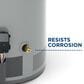 GE Appliances RealMAX Premium 50-Gallon Tall Liquid Propane Atmospheric Water Heater in Gray, , large