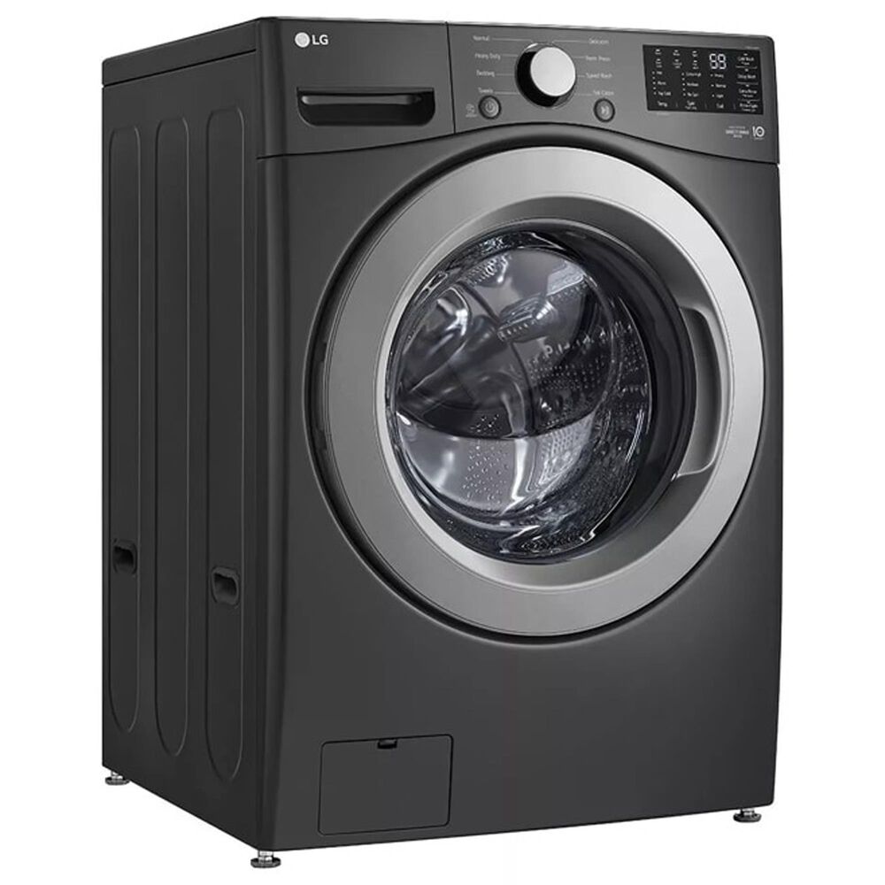 LG 5.0 Cu. Ft. Front Load Washer in Middle Black, , large