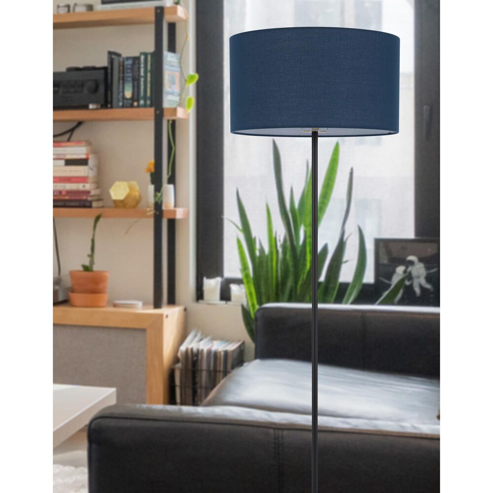 Cal Lighting Cromwell Floor Lamp in Dark Bronze and Antique Brass, , large