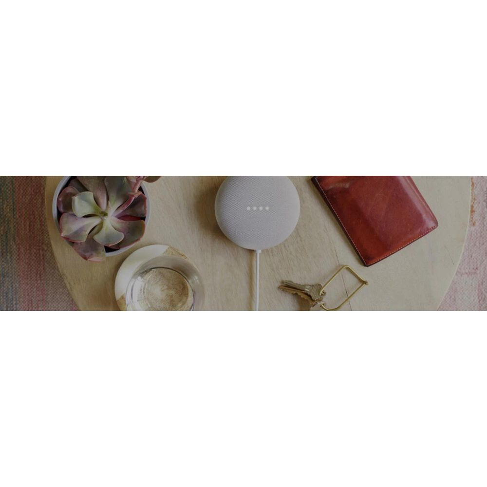 Google Nest Mini &#40;2nd Gen&#41; - Smart Home Speaker with Google Assistant - Chalk, , large