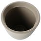 Alfresco Home Porto Tall Round Patio Planter in Taupe, , large
