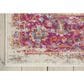 Nourison Passion PSN03 5"3" x 7"3" Ivory and Fushia Area Rug, , large