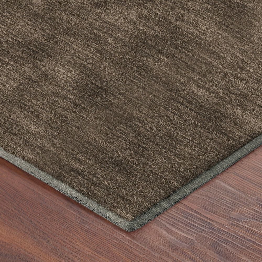 Dalyn Rug Company Soft Essentials Solid Chocolate 2'6" x 3'10" Area Rug, , large