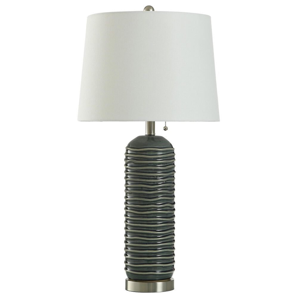 Flair Industries 30&quot; Ceramic Table Lamp in Lagrange Green, , large