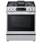LG 6.3 Cu. Ft. Smart Wi-Fi Enabled ProBake Convection InstaView Slide-In Gas Range with Air Fry in Print Proof Stainless Steel, , large