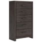 Ashley Prendonea 5-Piece Full Bedroom Set in Dark Charcoal, , large