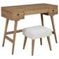 Ashley Thadamere Vanity with Stool in Light Brown, , large