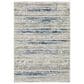 Oriental Weavers Easton Broad Lines 2"3" x 7"6" Beige Runner, , large