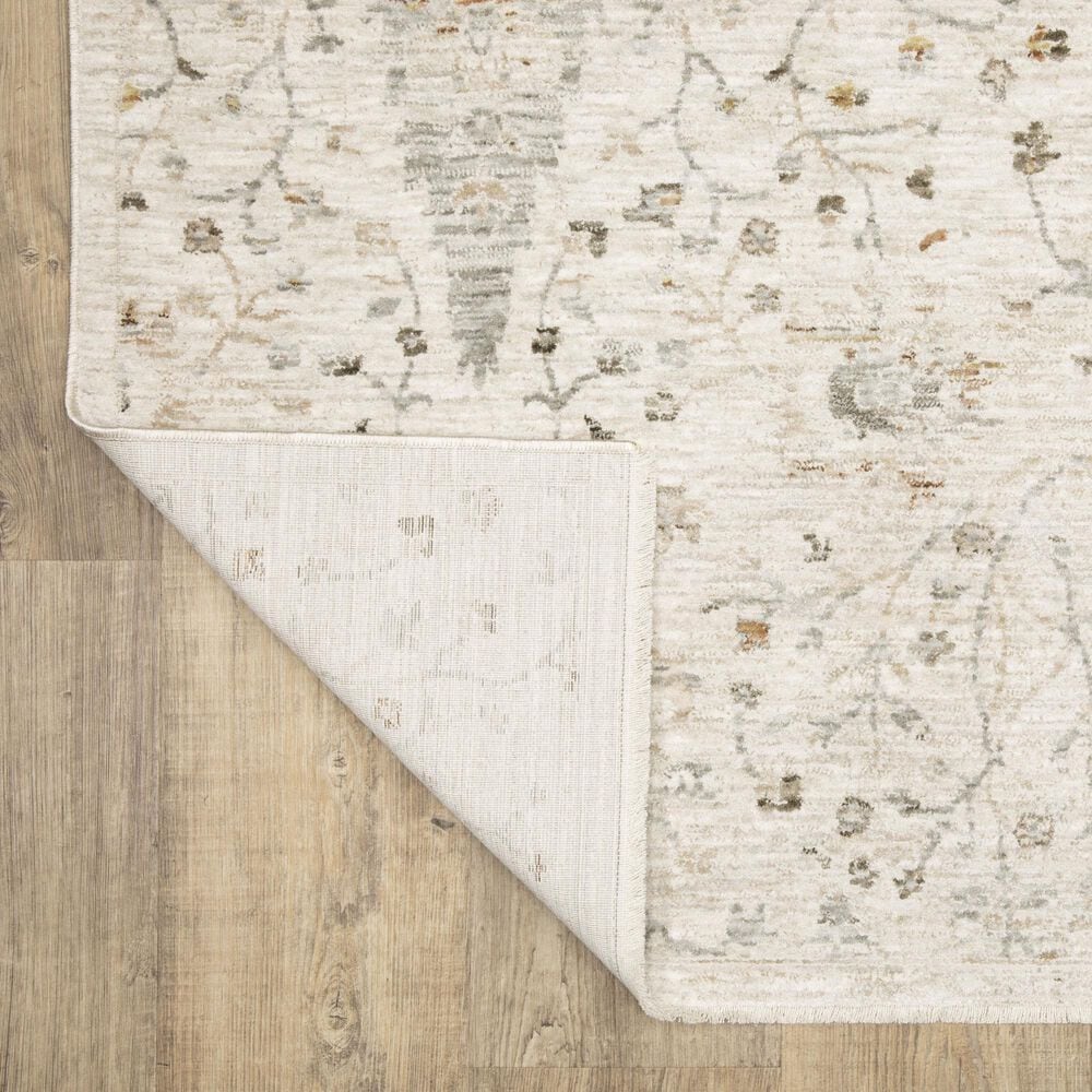 Oriental Weavers Avalon Ivory and Beige 2'7" x 7'7"Runner, , large