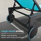 HOMLUX 3-Piece Patio Chaise Lounge Set with Straight-Leg in Turquoise Blue, , large