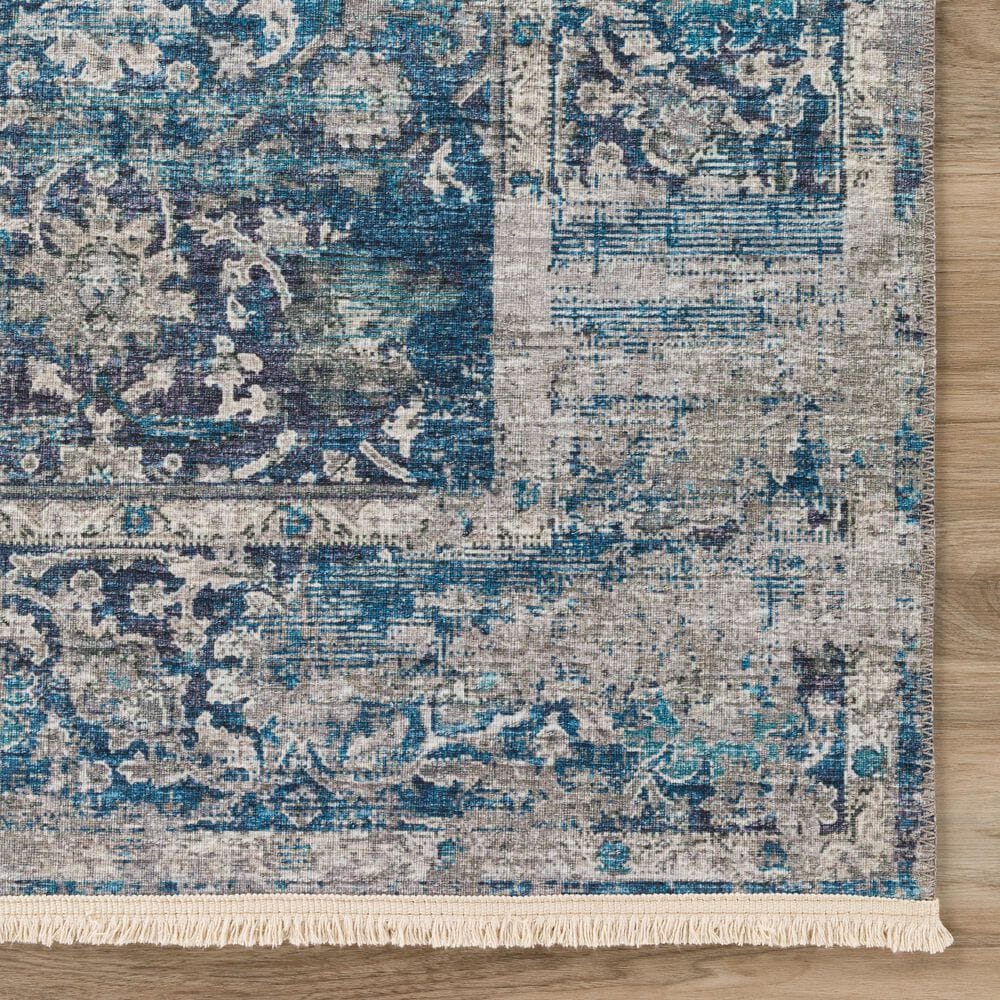 Dalyn Rug Company Marbella Traditional 3&#39; x 5&#39; Navy Area Rug, , large