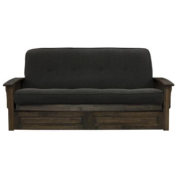 Kodiak Furniture Washington Futon with Drawers in Rustic Walnut, , large