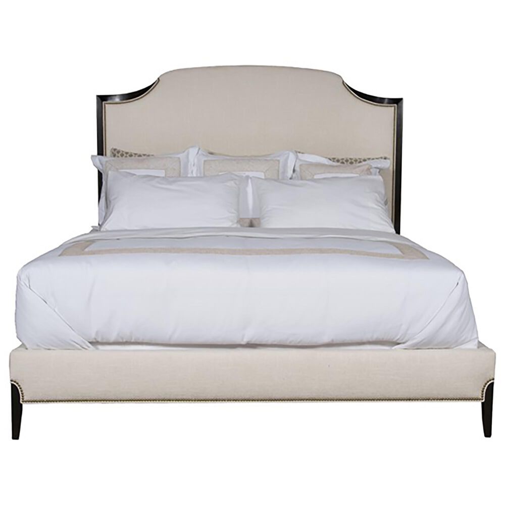 Vanguard Furniture Lillet Queen Upholstered Panel Bed in Jules Snow | Nebraska Furniture Mart