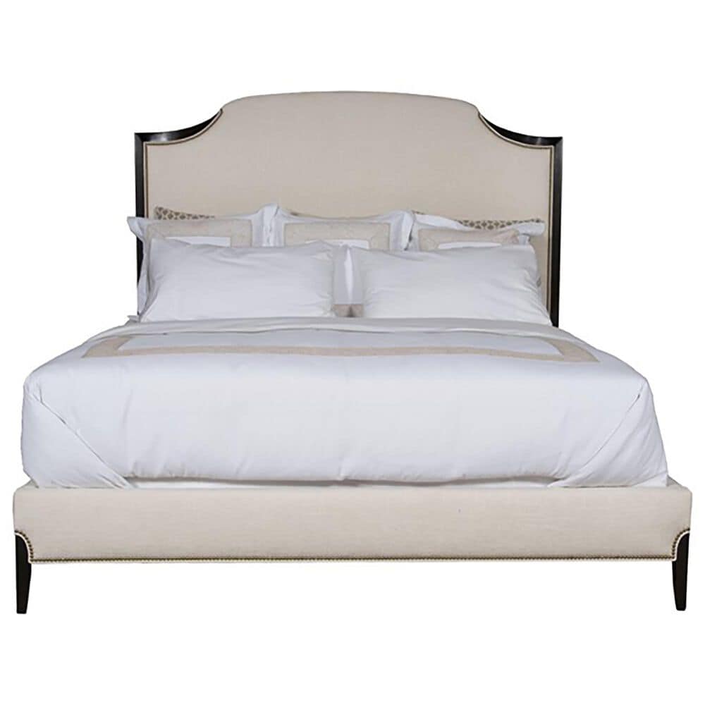 Vanguard Furniture Lillet Queen Upholstered Panel Bed in Jules Snow, , large
