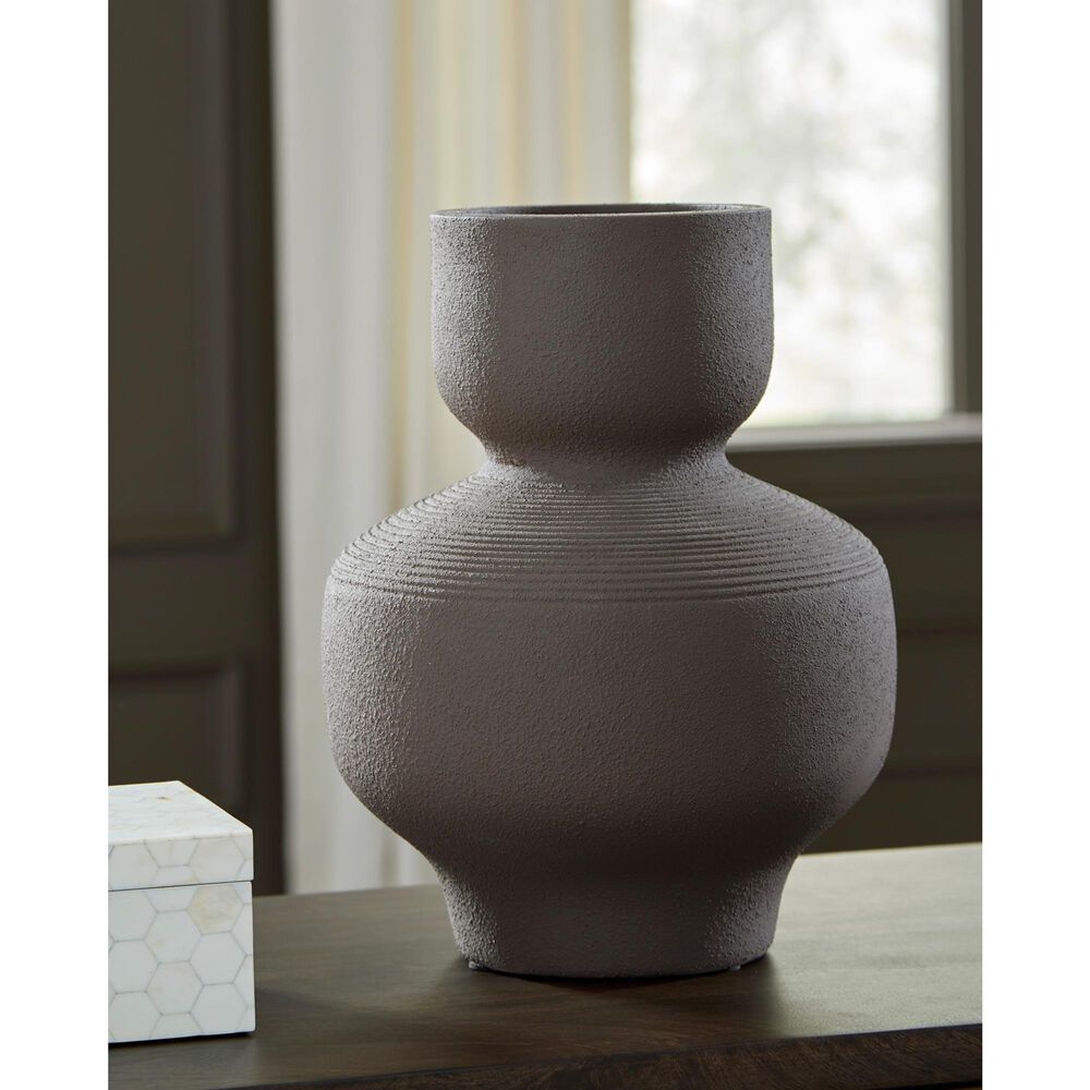 Ashley Dalsen 12.75" Vase in Brown, , large