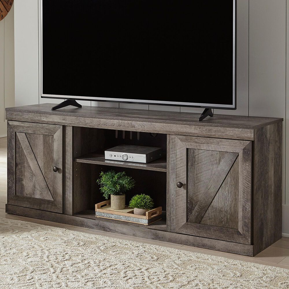Ashley Wynnlow 60&quot; TV Stand in Gray, , large