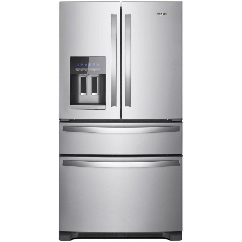 Whirlpool 25 Cu. Ft. 36" Wide French Door Refrigerator in Stainless Steel, , large