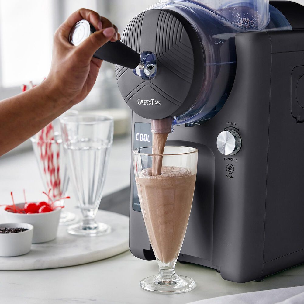 Green Pan 2 Qt. Frost Slush and Soft Serve Ice Cream Maker in Licorice, , large