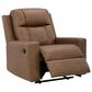 Ashley Mackmenville Manual Zero Wall Recliner in Caramel, , large