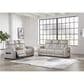 Ashley Boyington Power Reclining Loveseat with Console in Gray, , large