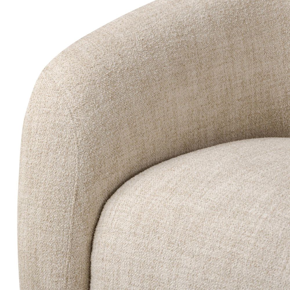 Four Hands Channing Swivel Chair in Yuma Cream, , large