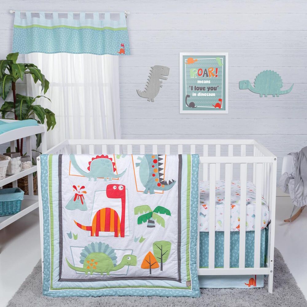 Trend Lab LLC Dinosaur Roar 3-Piece Crib Bedding Set, , large