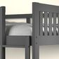 Forest Grove Full over Full Bunk Bed in Dark Gray, , large