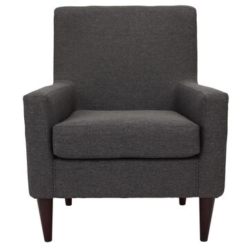 Overman International Corp Accent Chair in Jitterbug Gray, , large