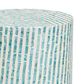 Baxton Studio Draven End Table in White and Blue, , large