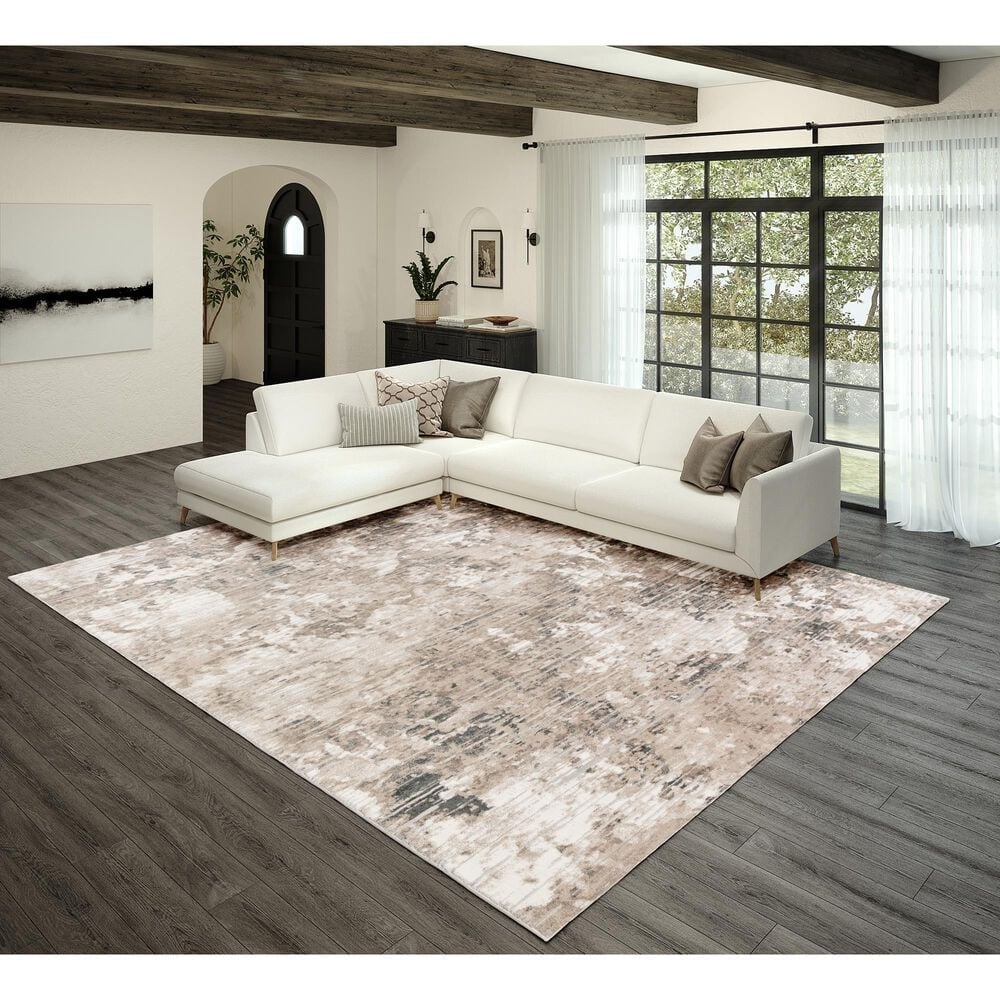 Dalyn Rug Company Rhodes RR4 7&#39;10&quot; x 10&#39; Taupe Area Rug, , large