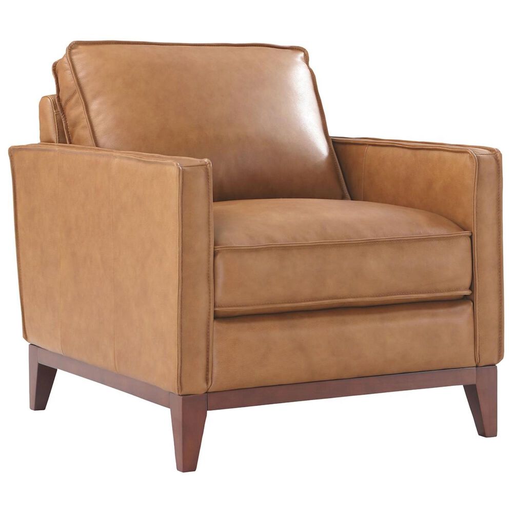 Italiano Furniture Newport Leather Chair in Camel, , large