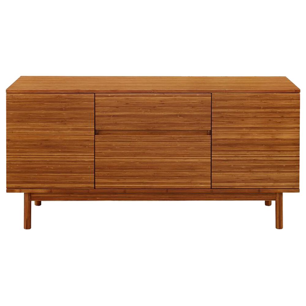 Natural Bamboo Furnishings Erikka 2-Door 2-Drawer Credenza in Amber, , large