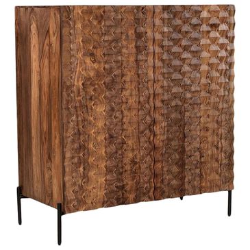 Shell Island Furniture 2-Door Bar Cabinet in Dillan Brown, , large