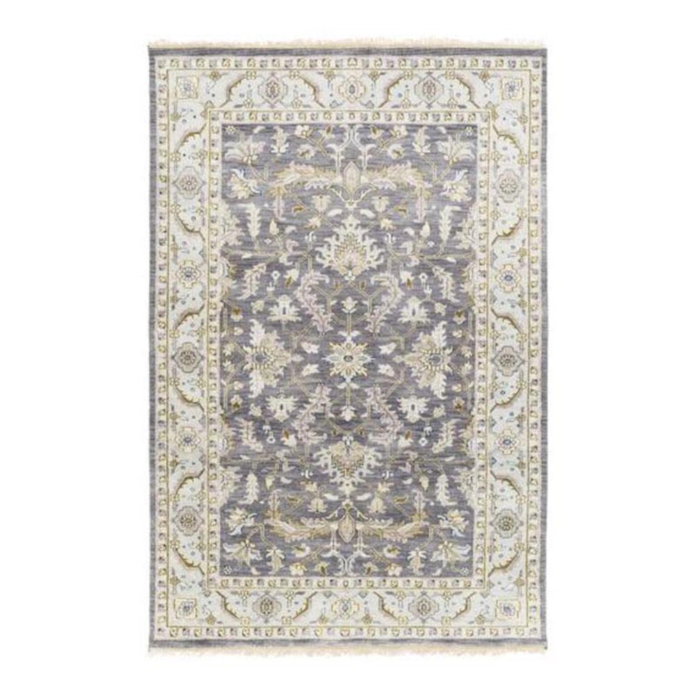 Surya Zeus ZEU-7825 5"6" x 8"6" Charcoal/Blue/Brown Area Rug, , large