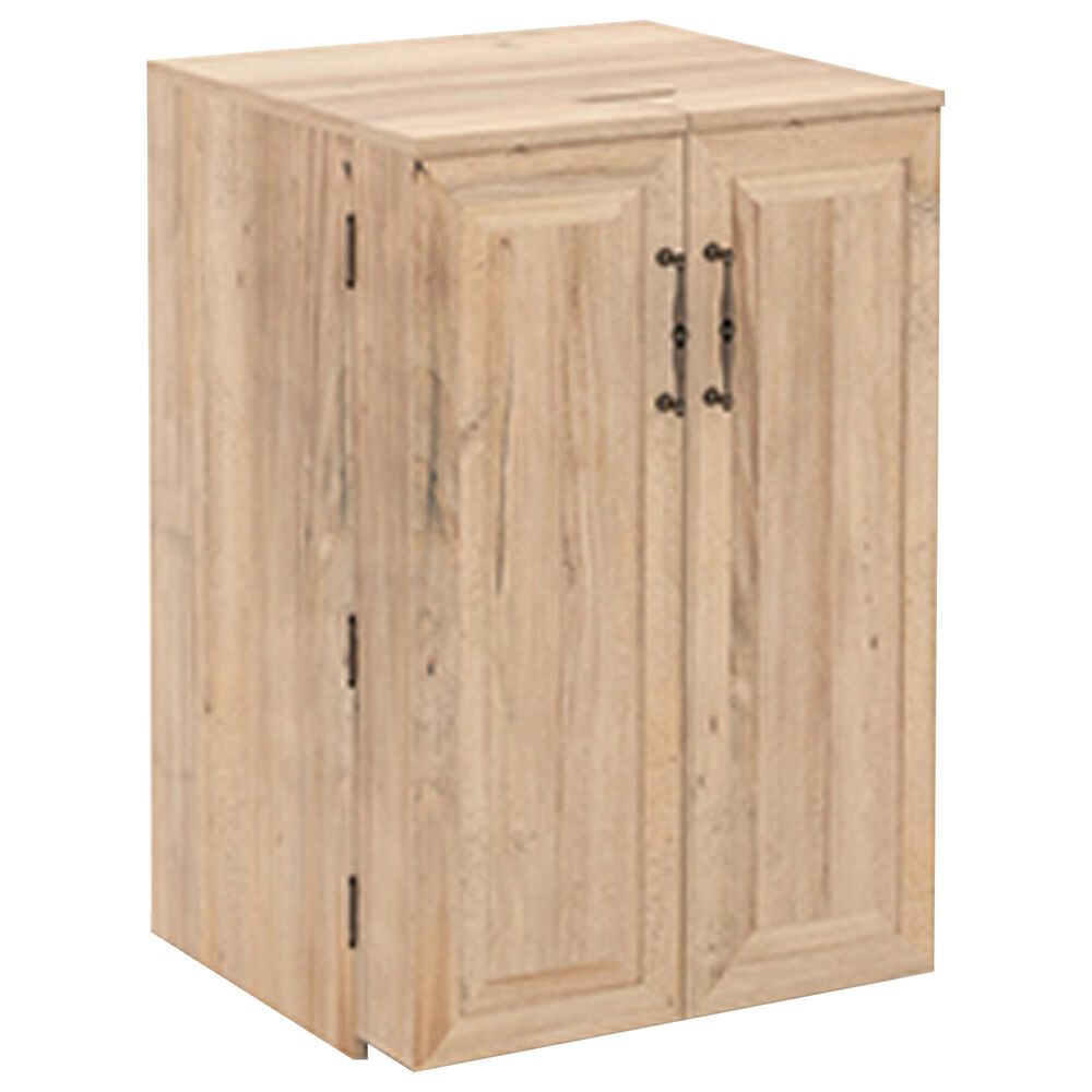 Sauder Craft Workstation with Storage in Khaki Pine, , large