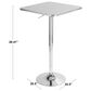 Lumisource 41" Adjustable Bar Table in Silver and Chrome, , large
