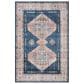 Loloi II Heidi 7"6" Square Denim and Blush Area Rug, , large