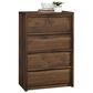 Living Essentials Harvey Park 4 Drawer Chest in Grand Walnut, , large